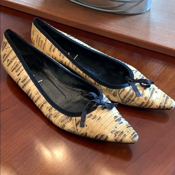 womens snakeskin flats